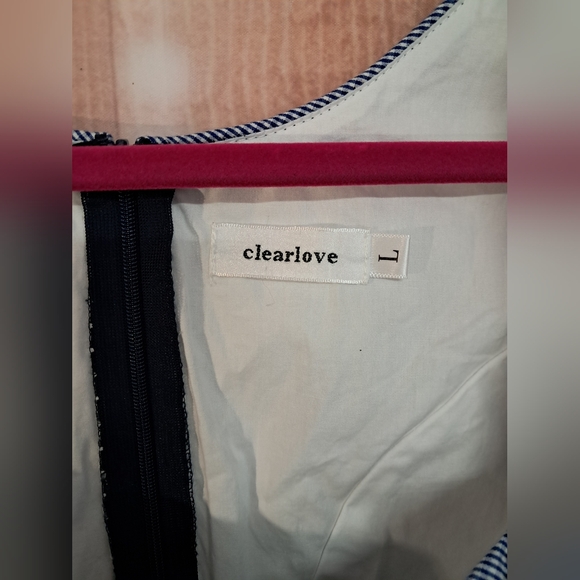 Clearlove vintage dress size large polka dot - Picture 4 of 7